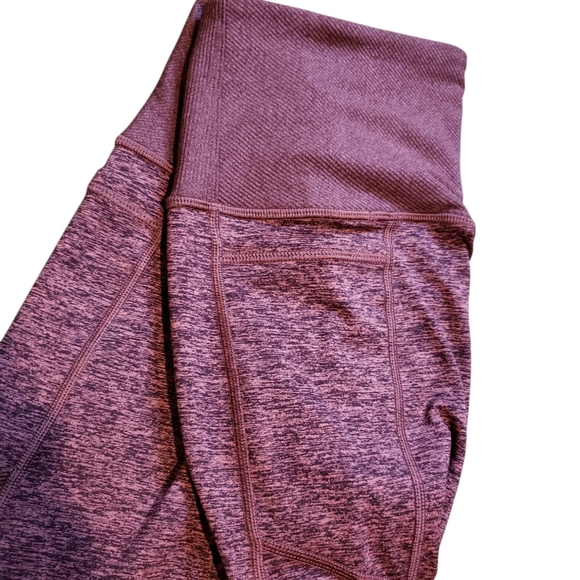 Athleta Burgundy Exhale Heel Tight XXS - Picture 7 of 8